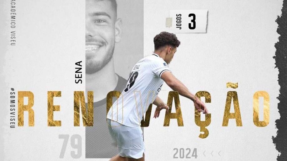 Miguel Sena renova com o Ac. Viseu