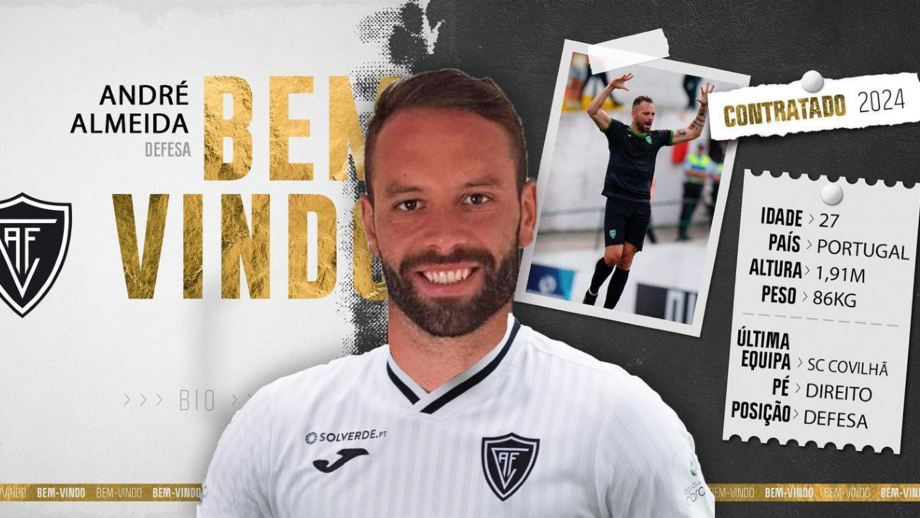 André Almeida é o segundo reforço para a defesa do Académico de Viseu