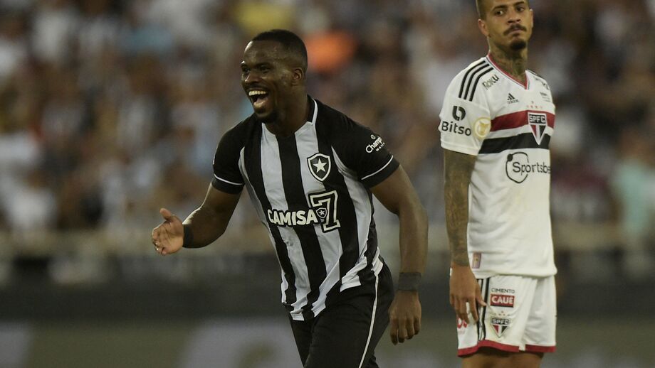 EUFORIA. Golo de Kayque garantiu a vitória do Botafogo sobre o São Paulo