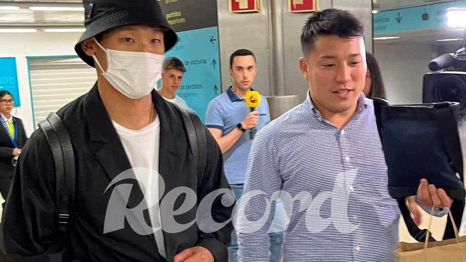 Reforço do Sporting: as primeiras imagens de Morita em Lisboa