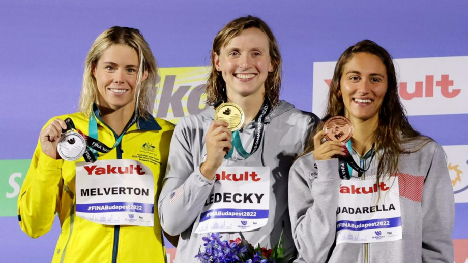 Katie Ledecky vence 800 metros livres no Mundial e soma 22.ª medalha