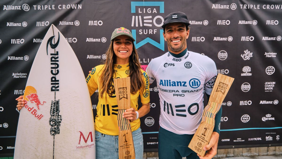 Teresa Bonvalot e 'Kikas' vencem etapa da Liga portuguesa de surf nos Açores