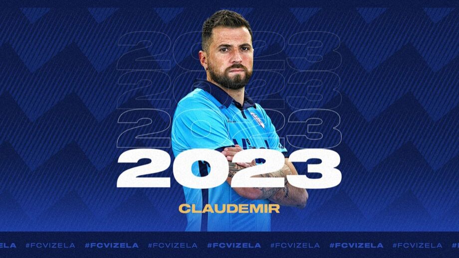 Claudemir renova contrato com o Vizela até ao final da época 2022/23