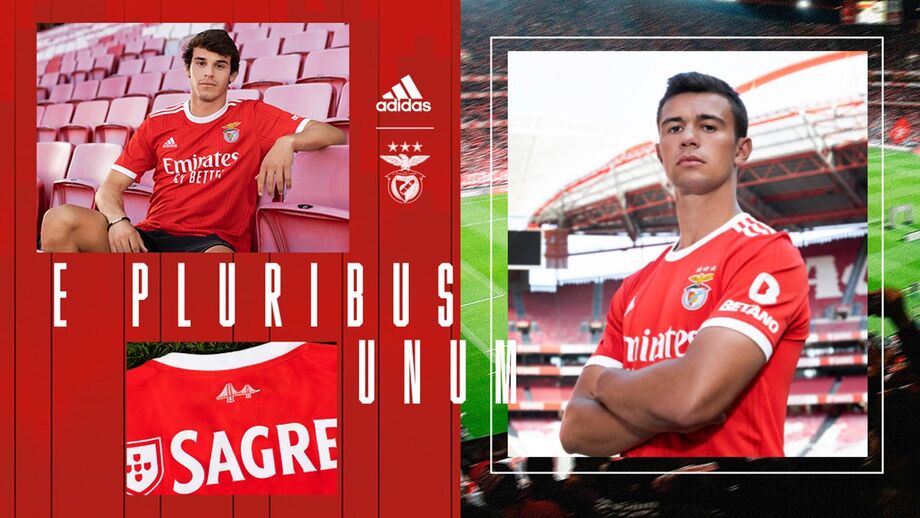 Aí está a nova camisola do Benfica: águias mostram todos os detalhes