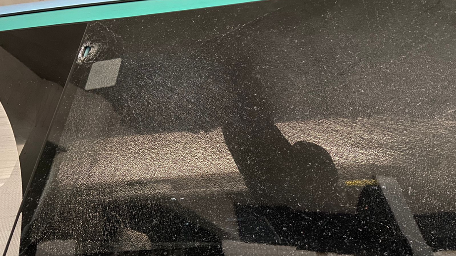 Na chegada da equipa ao estádio Nilton Santos