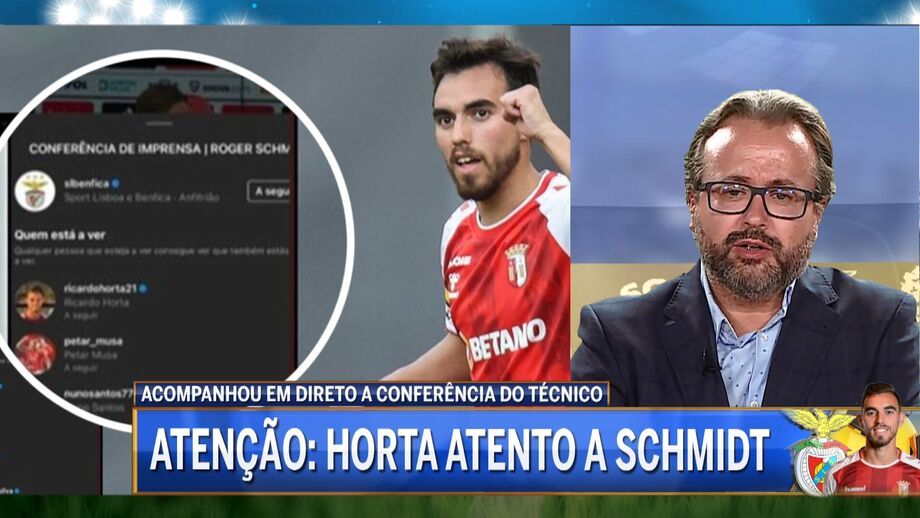 Vítor Pinto, subdiretor de Record, analisa declarações do treinador do Benfica