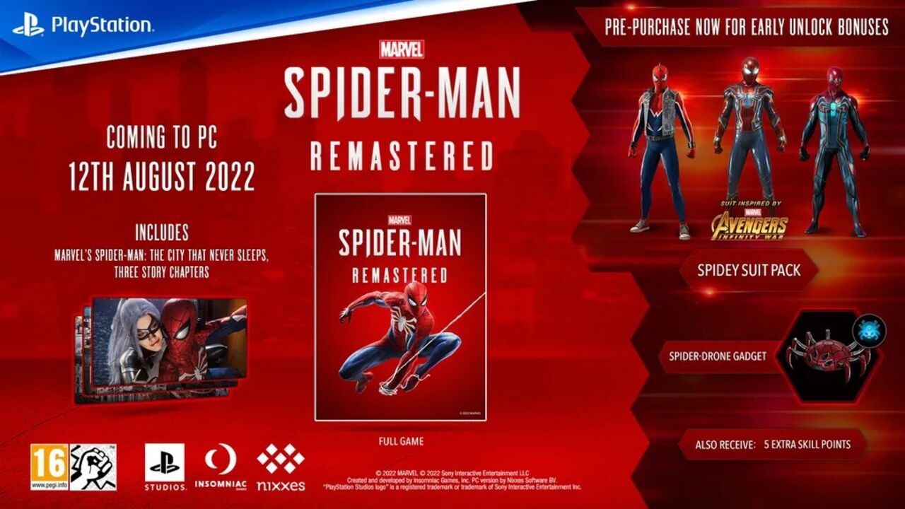 Marvel's Spider-Man será lançado para PC