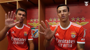 Henrique Araújo e Petar Musa convidam os adeptos do Benfica a marcar presença na Luz no domingo