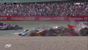 Halo voltou a salvar vidas: assustador acidente marca GP da Grã-Bretanha de Fórmula 2