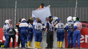 As imagens do grave acidente no GP da Grã-Bretanha de Fórmula 1