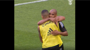 Os melhores momentos do treino aberto do Benfica aos adeptos no Estádio da Luz