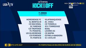 O calendário da Liga Sabseg 2022/23