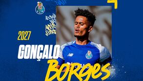 FC Porto oficializa renovação de Gonçalo Borges até 2027