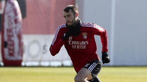 Ferro de fora do estágio do Benfica para definir futuro