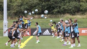 Declarações de Rui Costa e Florentino e muitos golos no treino: resumo do 5.º dia de estágio do Benfica