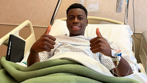 Leonardo Buta operado com sucesso a fratura na tíbia