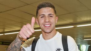 Enzo Fernández chegou entusiasmado