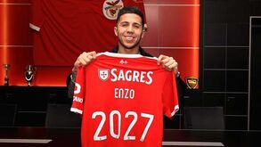 Enzo Fernández: «Estou muito feliz por estar no Benfica»