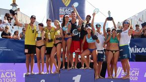 Duplas vencedoras partilham o primeiro lugar do pódio