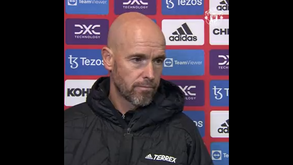 Ten Hag lamenta empate com o Aston Villa: «Precisávamos de controlar o jogo e acabámos por entregá-lo»