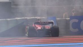 O despiste de Leclerc que o obrigou a abandonar o GP de França