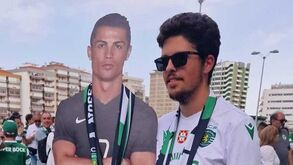 Adeptos do Sporting 'trazem' Cristiano Ronaldo para Alvalade