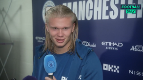 Haaland: «Guardiola é um pouco louco e é disso que eu gosto...»