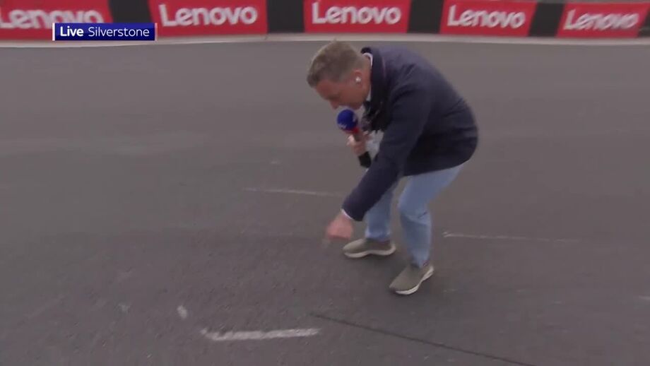 Sky Sports mostra incríveis marcas que Zhou Guanyu deixou no asfalto de Silverstone