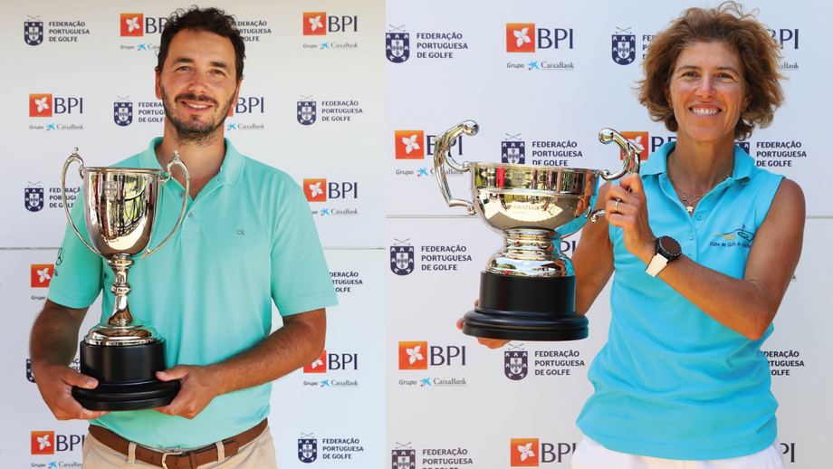 Marta Lampreia e Tiago Costa campeões nacionais de Mid-Amateur
