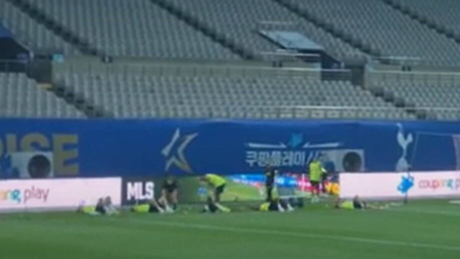 Fizeram corrida de baliza a baliza depois de duas horas de treino