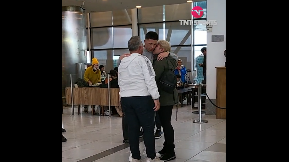 À partida para Portugal