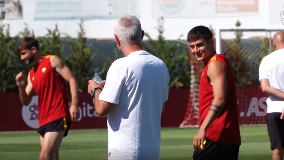 Argentino foi a principal novidade do treino da Roma desta quarta-feira