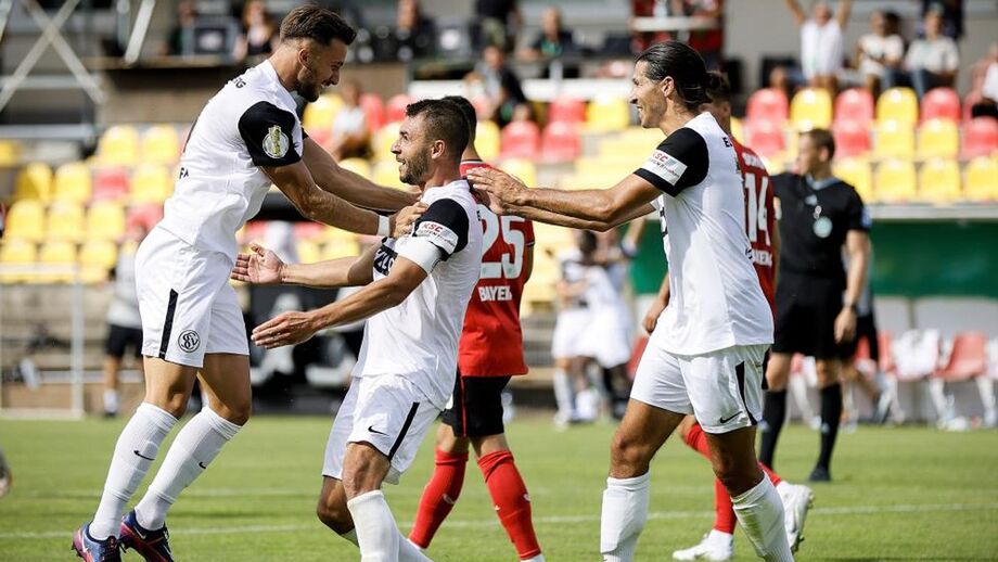 Festa dos jogadores do Elversberg