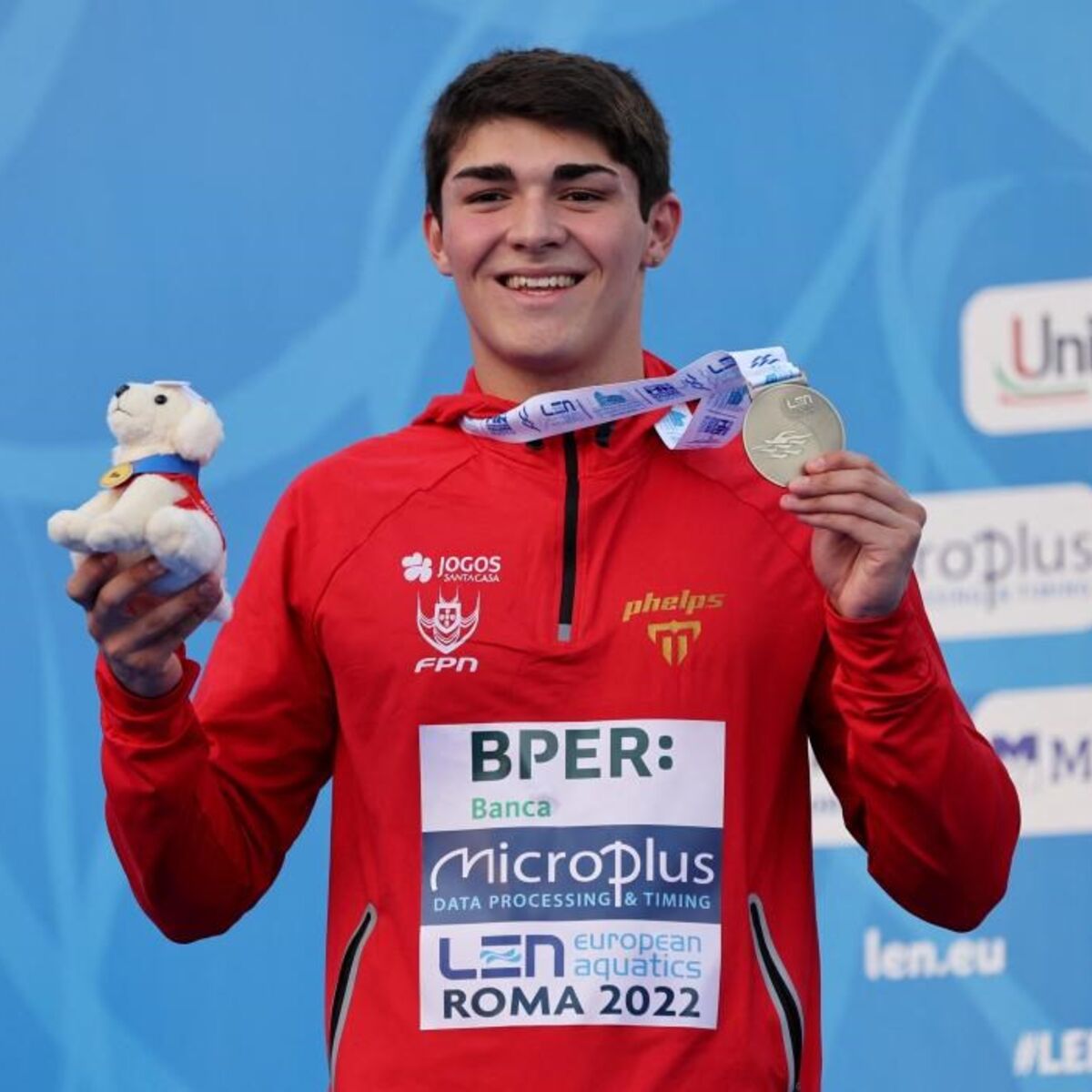 Europeus: Diogo Ribeiro conquista histórica medalha de bronze em Roma - Natação - Jornal Record