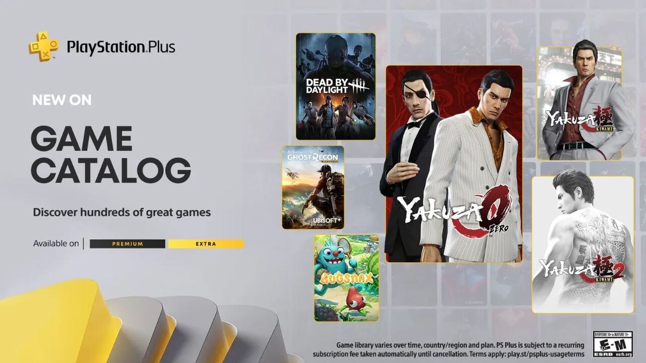 Títulos adicionados ao Catálogo de Jogos PlayStation Plus para o