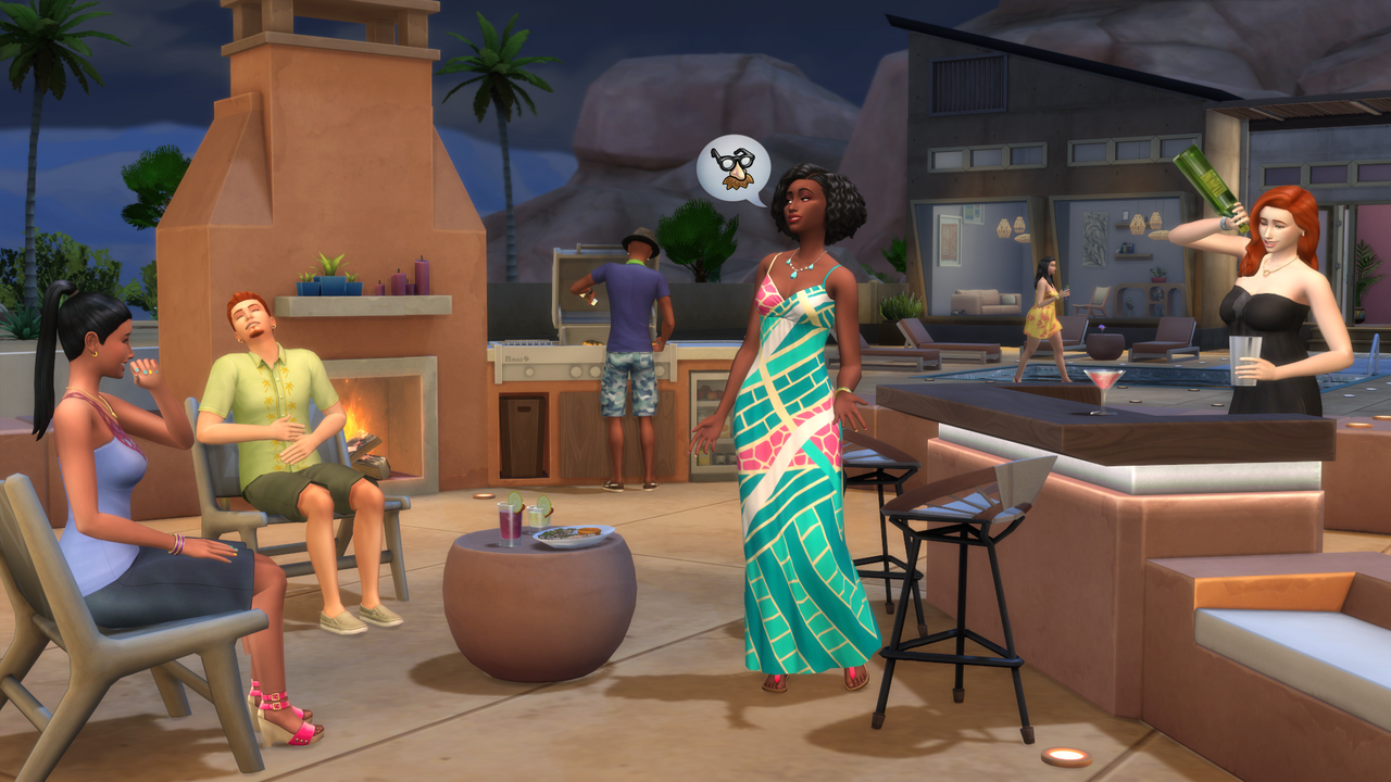 Sims 4 revela o First Fits Kit e Desert Luxe Kit Record Gaming