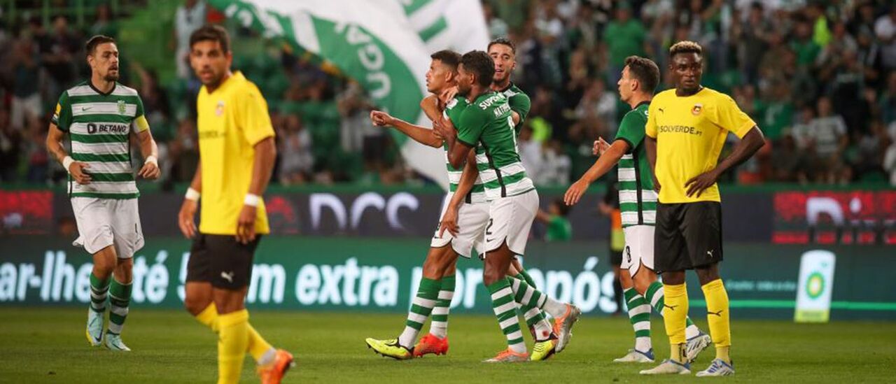 Minuto 67: O jogo estava tranquilo, muito marcado pelo controlo do leão. Até que, no lado esquerdo do ataque sportinguista, Matheus Nunes recebeu a bola, enquadrou-se, olhou a baliza e desferiu uma bomba, de pé direito, que entrou, pelo ar, junto ao poste do lado direito de Jhonatan. Que golaço!  