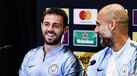 Xavi encheu Bernardo Silva de elogios e Guardiola reagiu assim