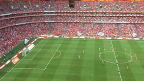 Explosão de alegria na Luz com golo de Gonçalo Ramos