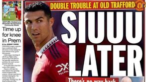 «Siuuu later»: tensão entre Ronaldo e Ten Hag 'aquece' imprensa inglesa 
