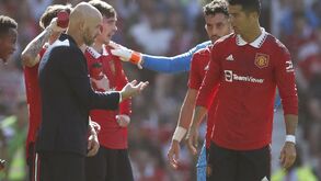 Ten Hag e a utilização de Ronaldo no jogo de domingo: «Logo se vê, temos soluções»