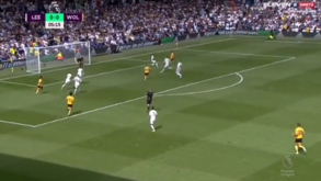 O golaço de Podence frente ao Leeds que começou num grande passe de Rúben Neves