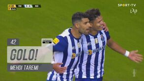 Taremi estava no sítio certo para bisar: o terceiro golo do FC Porto diante do Marítimo