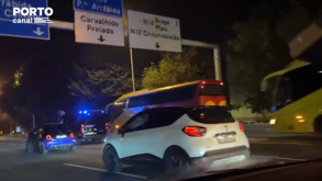 Porto Canal revela imagens de adeptos do Hajduk Split intercetados pela PSP