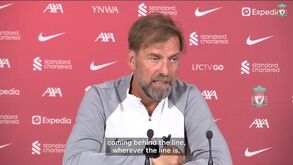 Klopp aborda parceria entre Salah e Darwin no ataque do Liverpool
