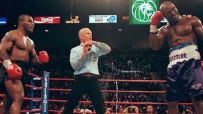 Holyfield não quer lutar com Tyson: Em 1997 mundo parou por causa de uma dentada na orelha