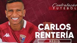 Carlos Rentería é reforço do Torreense 