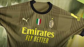 AC Milan mostra terceira camisola 