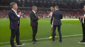 A reação de Cristiano Ronaldo após o Manchester United-Liverpool