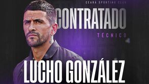 Oficial: Lucho González é o novo treinador do Ceará